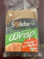 Mängden socker i Wrap poulet oeuf mimosa