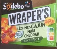 Mängden socker i Wraper’s légumes cajun maïs cheddar