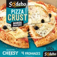 Mängden socker i Pizza Crust Cheesy 4 fromages