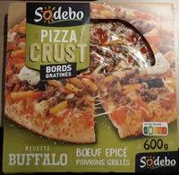 Mängden socker i Pizza Crust Buffalo