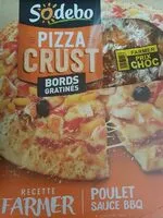 Mängden socker i Pizza Crust poulet sauce BBQ