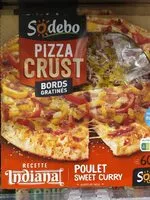 Mängden socker i Pizza Crust, poulet sweet curry - Bords gratinés