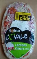 Mängden socker i L'Ovale Lardons-Chèvre affiné