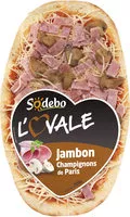 Mängden socker i L'ovale jambon champignons de paris