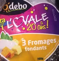 Mängden socker i Pizza 3 fromages fondants