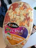 Mängden socker i Pizza 3 fromages