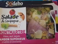 Mängden socker i Salade Montmartre