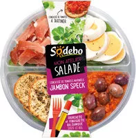 Mängden socker i Mon atelier salade - Jambon speck