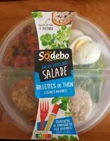 Mängden socker i Salade rillettes de thon légumes marinés