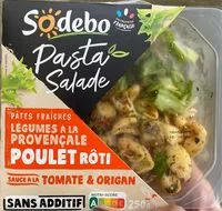 Mängden socker i Pasta salade poulet légumes