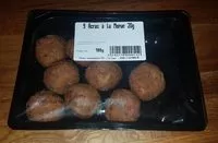 Mängden socker i Acras à la Morue