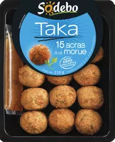 Mängden socker i Taka - 15 Acras à la Morue