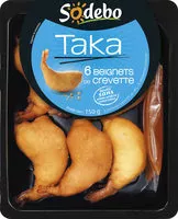 Mängden socker i Taka - 6 Beignets de Crevette