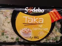 Mängden socker i Taka Riz Cantonais