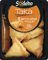 Mängden socker i Taka - 6 Samoussas poulet