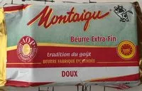 Mängden socker i Beurre Doux Plaquette Aoc Charentes Poitou
