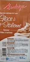 Mängden socker i Glace à l'italienne saveur pâte a tartiner