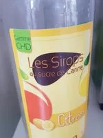 Mängden socker i Sirop de citron