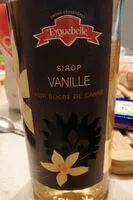 Mängden socker i Sirop de vanille