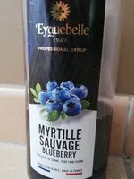 Mängden socker i Sirop myrtille sauvage blueberry