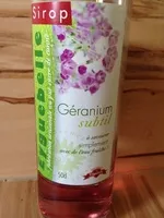 Mängden socker i Sirop geranium subtil