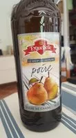 Mängden socker i Sirop de poire