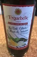 Mängden socker i Sirop de Thé Vert - Citron Fleur de Sureau