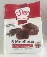 Mängden socker i 6 moelleux tout chocolat