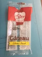 Mängden socker i Gateau citron pavot