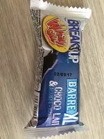 Mängden socker i Break up barre xl