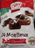 Mängden socker i 24 Moelleux tout chocolat