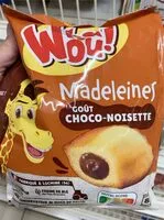 Mängden socker i Madeleines gout choco noisettes