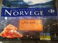 Mängden socker i Saumon fumé Norvège
