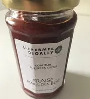 Mängden socker i Confiture fraise
