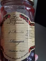 Mängden socker i 4 fruits rouges