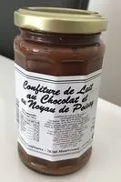 Mängden socker i Confiture de lait au chocolat et au Noyau de Poissy