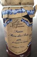 Mängden socker i Confiture fraise mara des bois