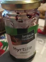 Mängden socker i Confiture myrtille