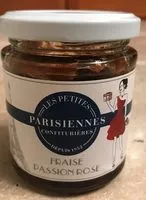 Mängden socker i Confiture fraise passion rose
