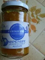 Mängden socker i Confiture mandarine jus de passion allégée