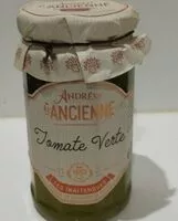 Mängden socker i Confiture tomate verte Andrésy à l'ancienne
