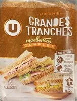 Mängden socker i Pain de mie complet Grandes tranches