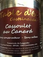 Mängden socker i Cassoulet au canard