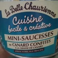Mängden socker i Mini-saucisses au canard confites