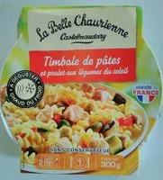Mängden socker i Timbale de pâtes et poulet aux légumes du soleil