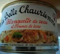Mängden socker i Blanquette de veau et pommes de terre