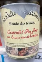 Mängden socker i Cassoulet au saucisses Toulouse