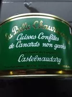 Mängden socker i Cuisses Confites de Canards non gavés