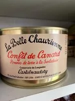 Mängden socker i Confit de canard pommes de terre à la sarladaise