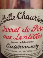 Mängden socker i Jarret de porc aux lentilles 